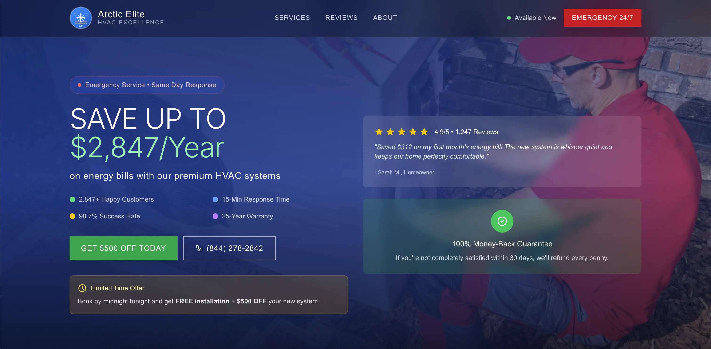HVAC Website After